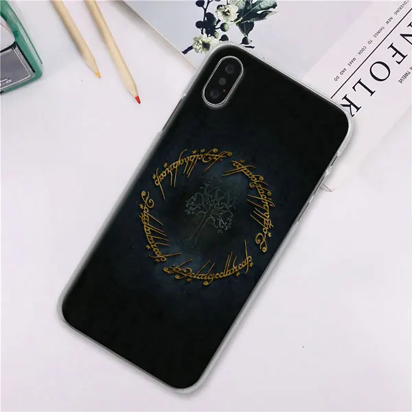 06 Чехол для телефона Хоббит Властелин колец для Apple iPhone 7 8 Plus 6 6s Plus X XS XR XS MAX 5 5S чехол для телефона - Цвет: 06