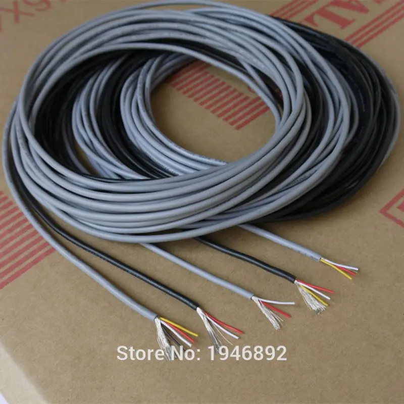 Многожильный контрольный кабель UL 2547 28/26/24 AWG медный провод экранированный