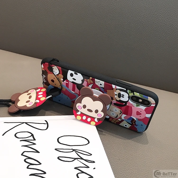 Чехол для телефона samsung S10/S9/S8 plus Galaxy note 8/9 мультяшное животное мышь в виде ракушки