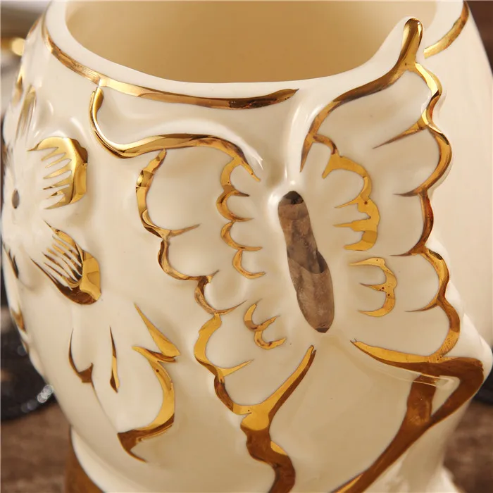 Керамическая двойная ручка цвета слоновой кости европейские Высококачественные