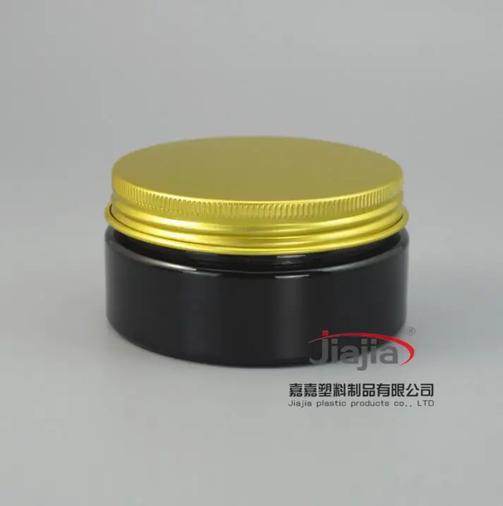 80 г Черная банка для домашних животных с золотой/белой/розовой алюминиевой