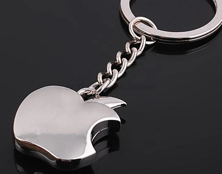 100 шт Новинка сувенирная металлическая цепочка для ключей от Apple креативные