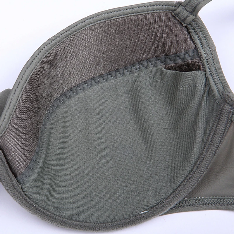 Горячая оптовая продажа бюстгальтер на косточках с двойной толстой губкой пуш ап