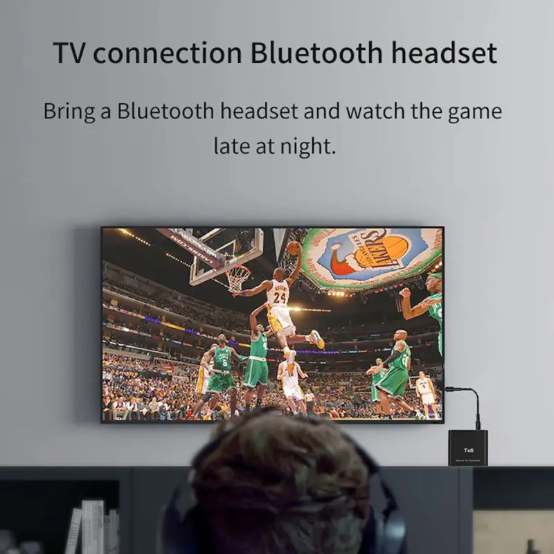 Музыкальный Аудио приемопередатчик 2 в 1 для портативного адаптера Plug and play Bluetooth 5