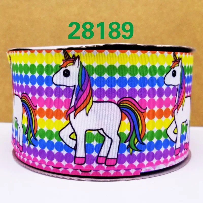Бесплатная доставка 50 ярдов мультфильм печатных grosgrain ленты 28264|Ленты для шитья| |