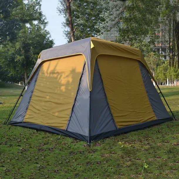 

Alltel 5-8 people double layer outdoor awning camping four seasons tent automatic A-067