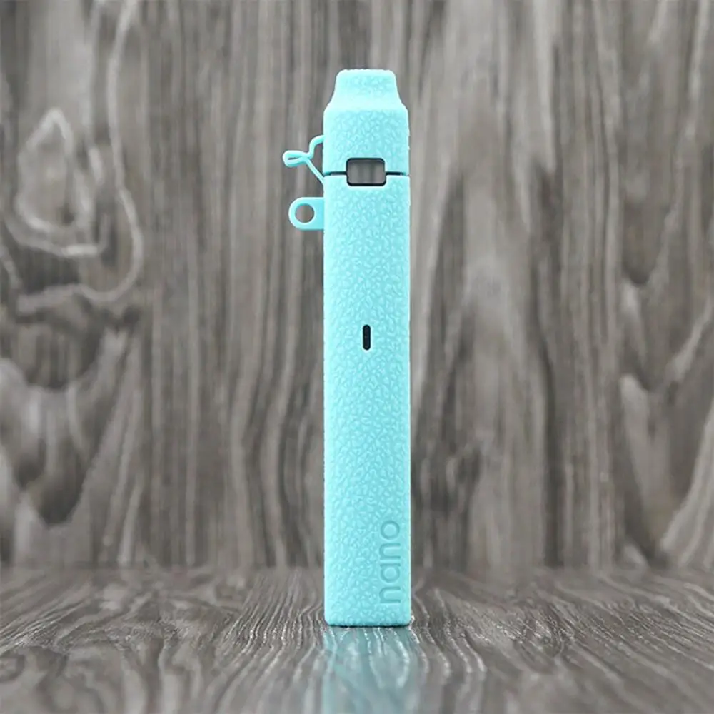 Tiffany blue Чехол с текстурой кожи для NanoSTIX vape, набор устройств, силиконовый чехол, гелевый Чехол, Nano STIX, NanoNIC Pod - Цвет: Tiffany blue