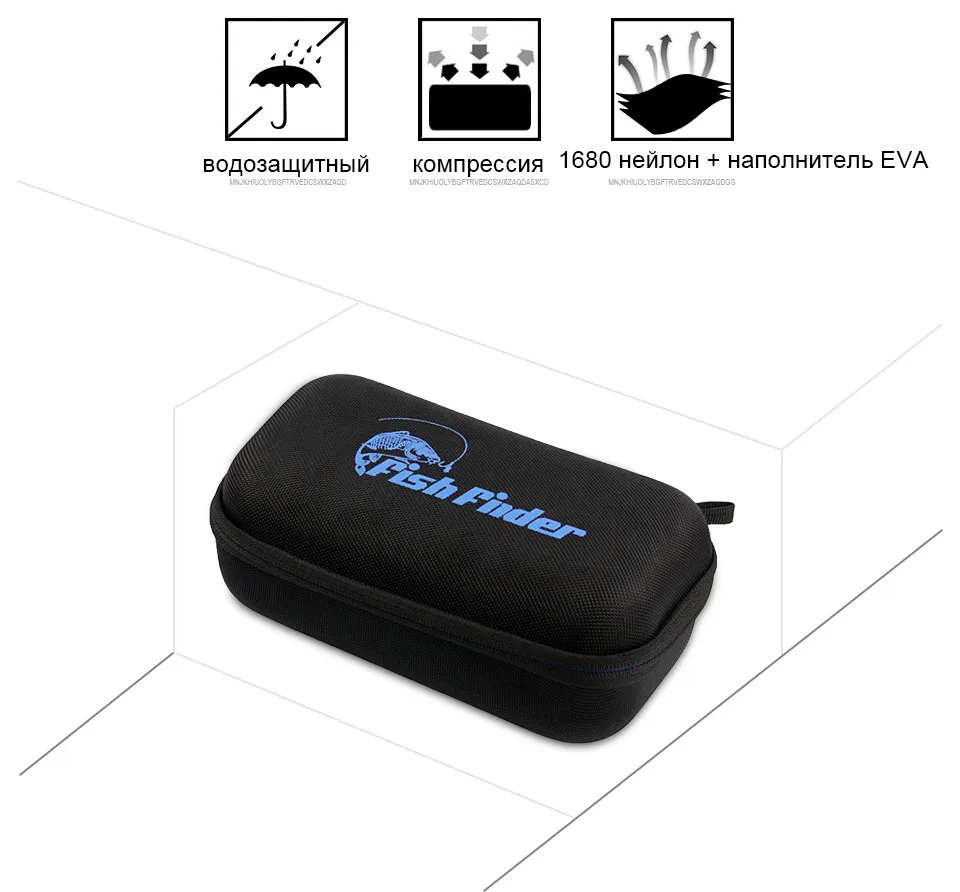 Erchang Портативный рыболовные снасти Box EVA Водонепроницаемый рыболовные снасти мешок удочка и Катушка Сумка полюс чехол для хранения песка