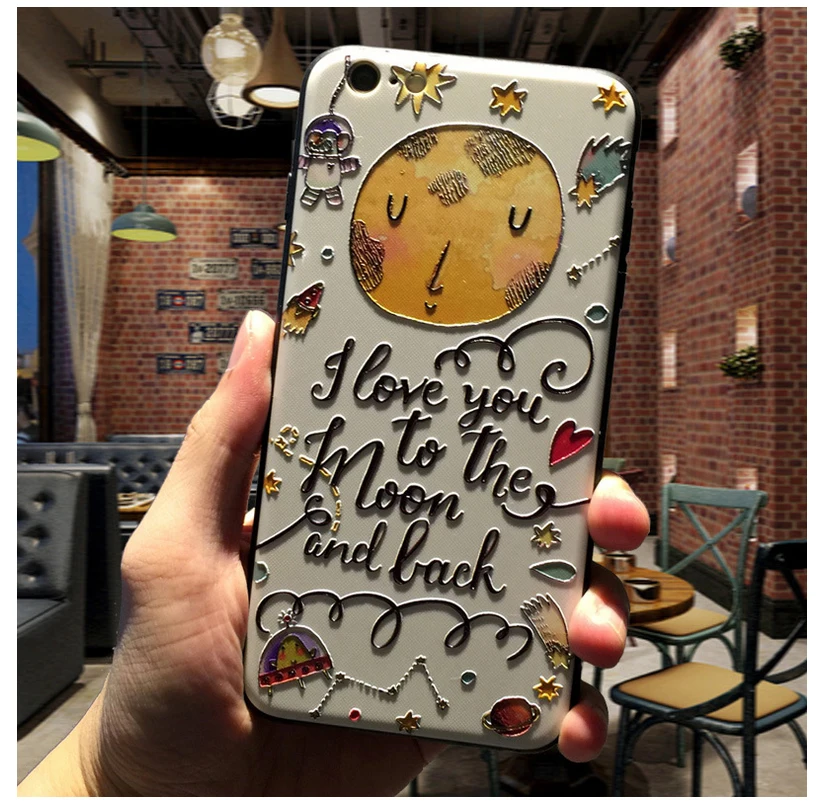 5 xiaohuo высокого класса 3D с объемным помощи телефона Shell для Apple iPhone 7 Чехол Мода