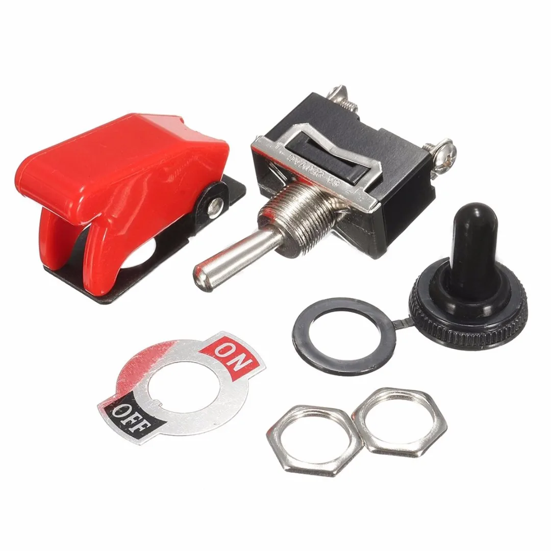 Новый 1 комплект переключатель сверхмощный ON/OFF SPST маленький Flick 6A/250V AC 10A/125V с