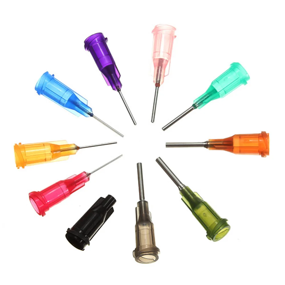 Mayitr 10CC Graduated Dispensing Syringe SMT SMD PCB Solder Paste Adhesive Glue Liquid Dispenser+Dispensing Needles For Industry |