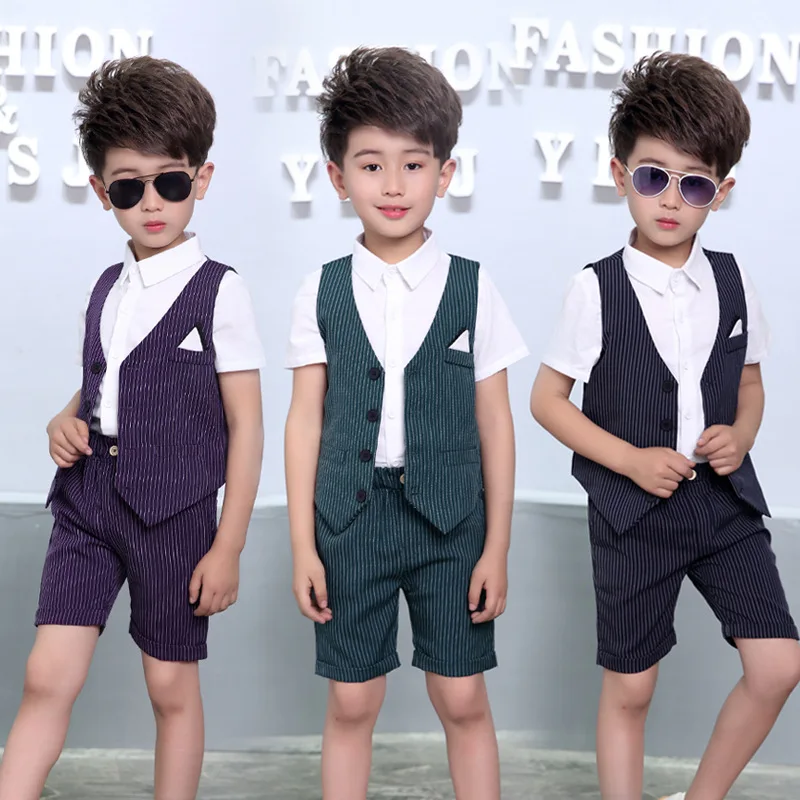 2 шт. детский комплект одежды для мальчиков жилет и брюки|Комплекты девочек| |