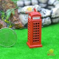 g05 x419 children baby gift toy 112 dollhouse mini furniture miniature rement telephone booth