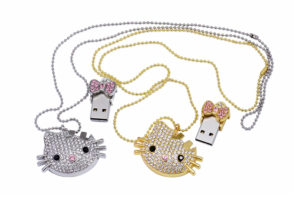 JASTER USB 2,0 4 ГБ 8 ГБ 16 ГБ 32 ГБ 64 ГБ флеш-накопитель hello kitty KT Cat креативный подарок влюбленным Usb флеш-накопитель Флешка карта памяти