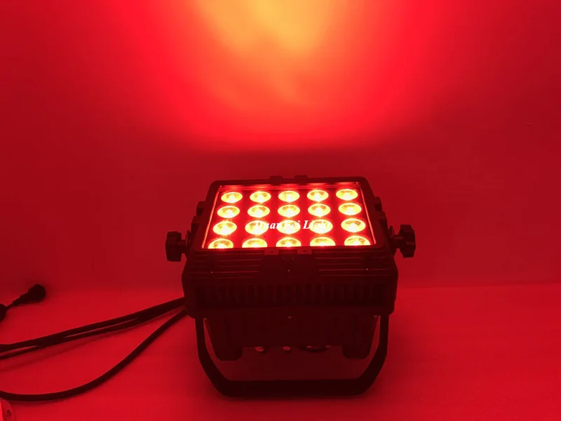 2 шт. 20x18 Вт led городское цветное освещение для мытья наружная настенная шайба rgbwa uv