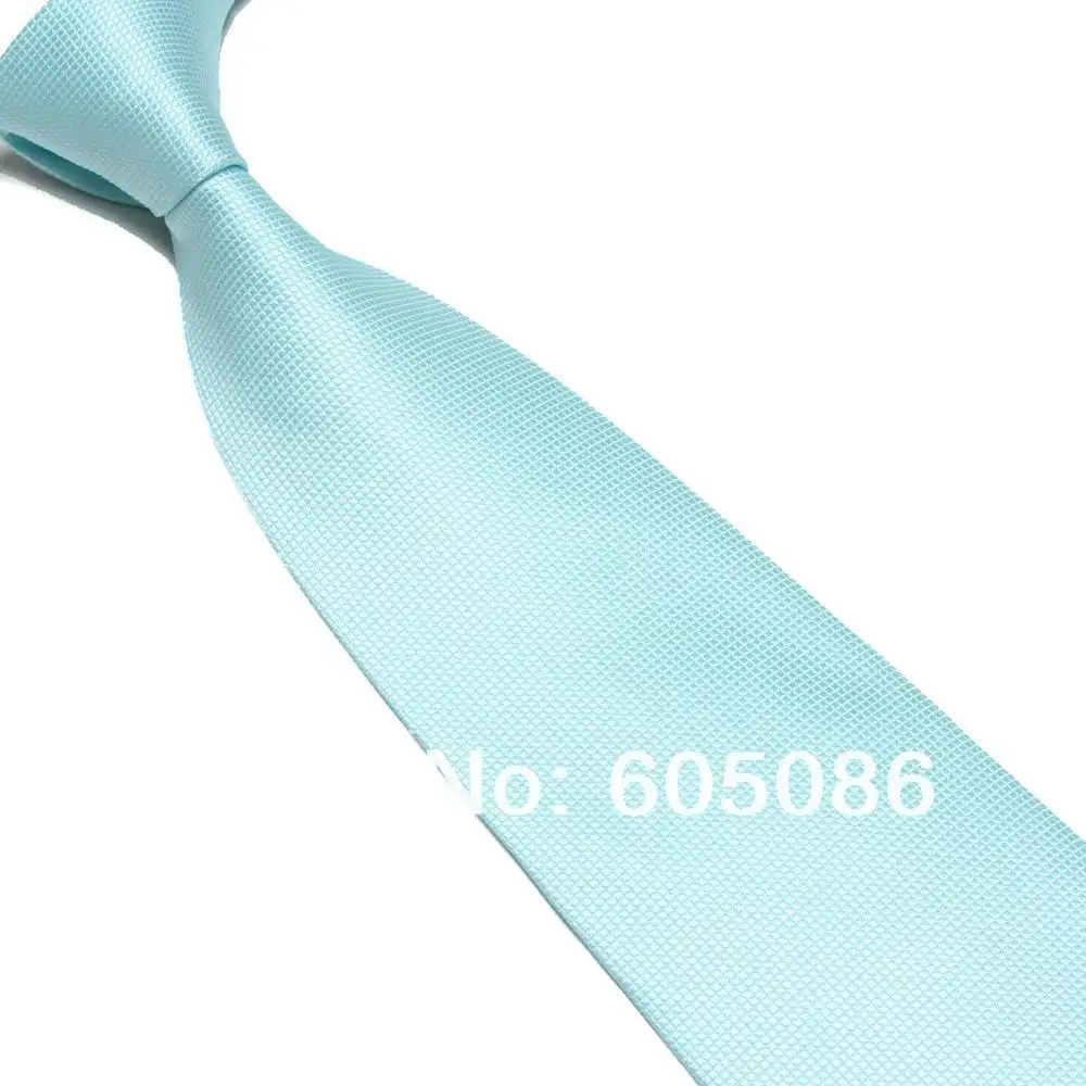 Мужской галстук HOOYI однотонный синий из полиэстера 15 цветов 2019