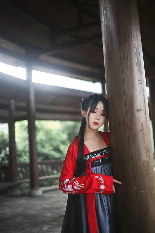 Hanfu костюм для китайских танцев, традиционный сценический наряд для певцов, женское Старинное платье, народный фестиваль, одежда для выступлений DC1133