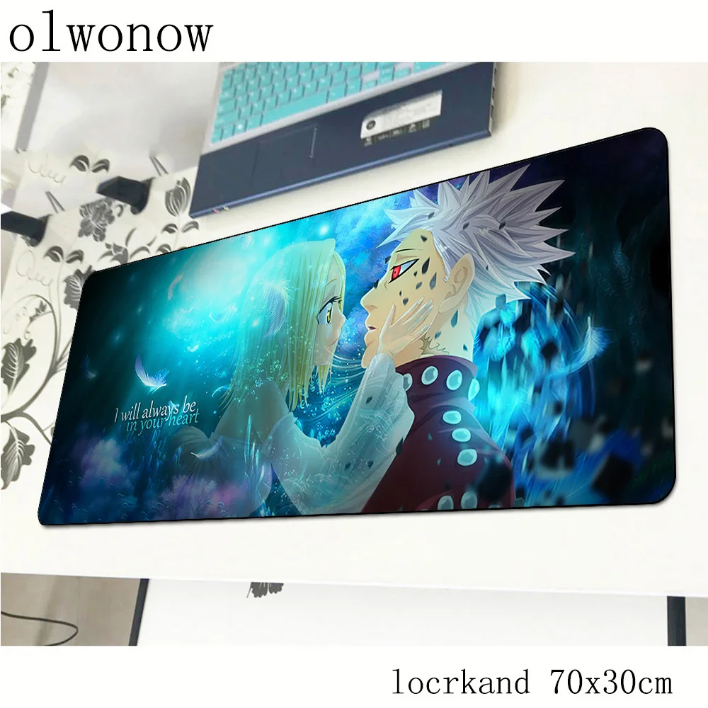 Игровой коврик для мыши Nanatsu No Taizai с заблокированными краями в японском стиле
