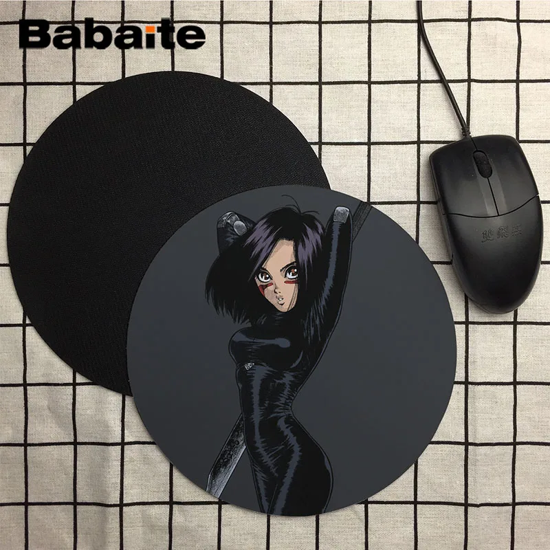 Коврик для мыши Babaite Anime Girl Avatar компьютерная анимация круглый коврик игровой |