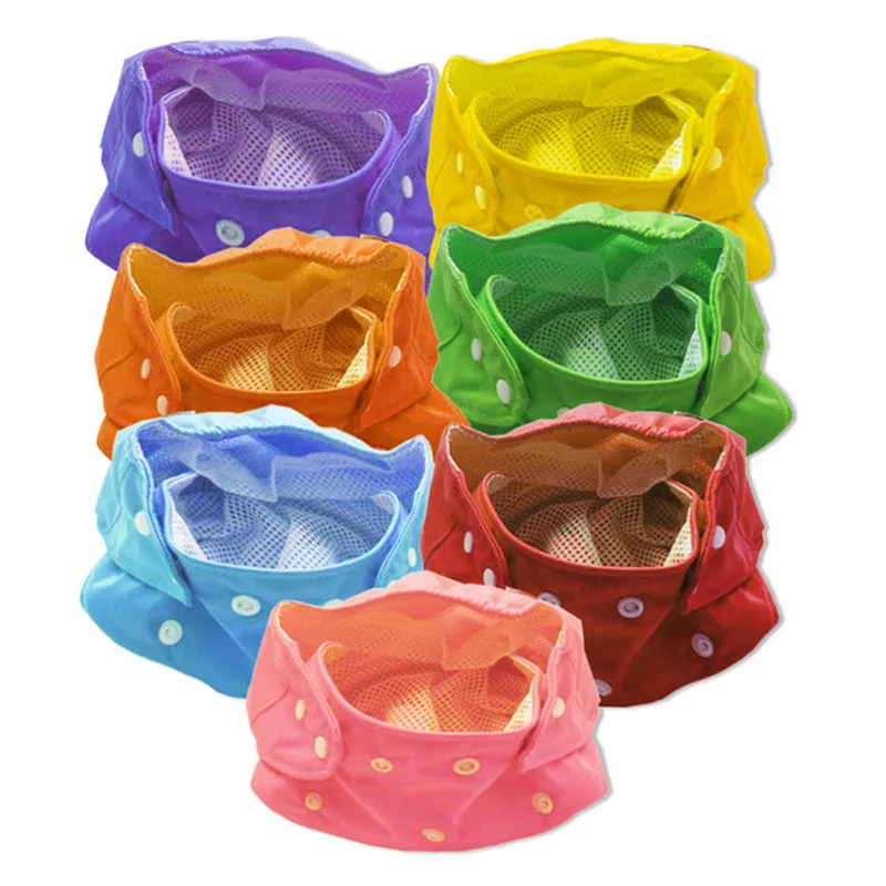 1 шт. летнее платье для новорожденной ворсистая ткань Подгузники Многоразовые