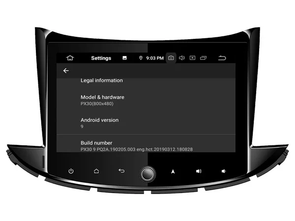 Четырехъядерный Android 9 0 автомобильный dvd-плеер Для CHEVROLET TRAX 2017 аудио мультимедиа gps