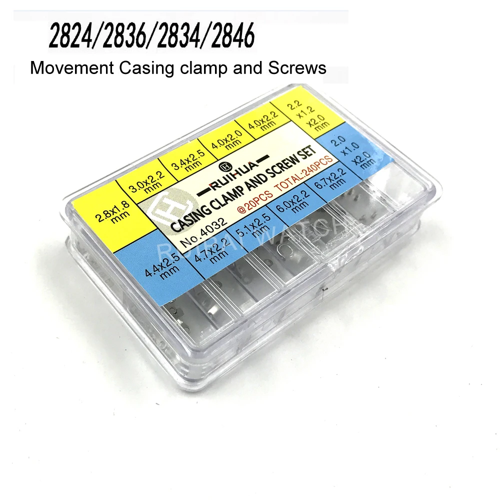 1 коробка часовой хомут для обсадных труб и винтов ремонтная часть часового