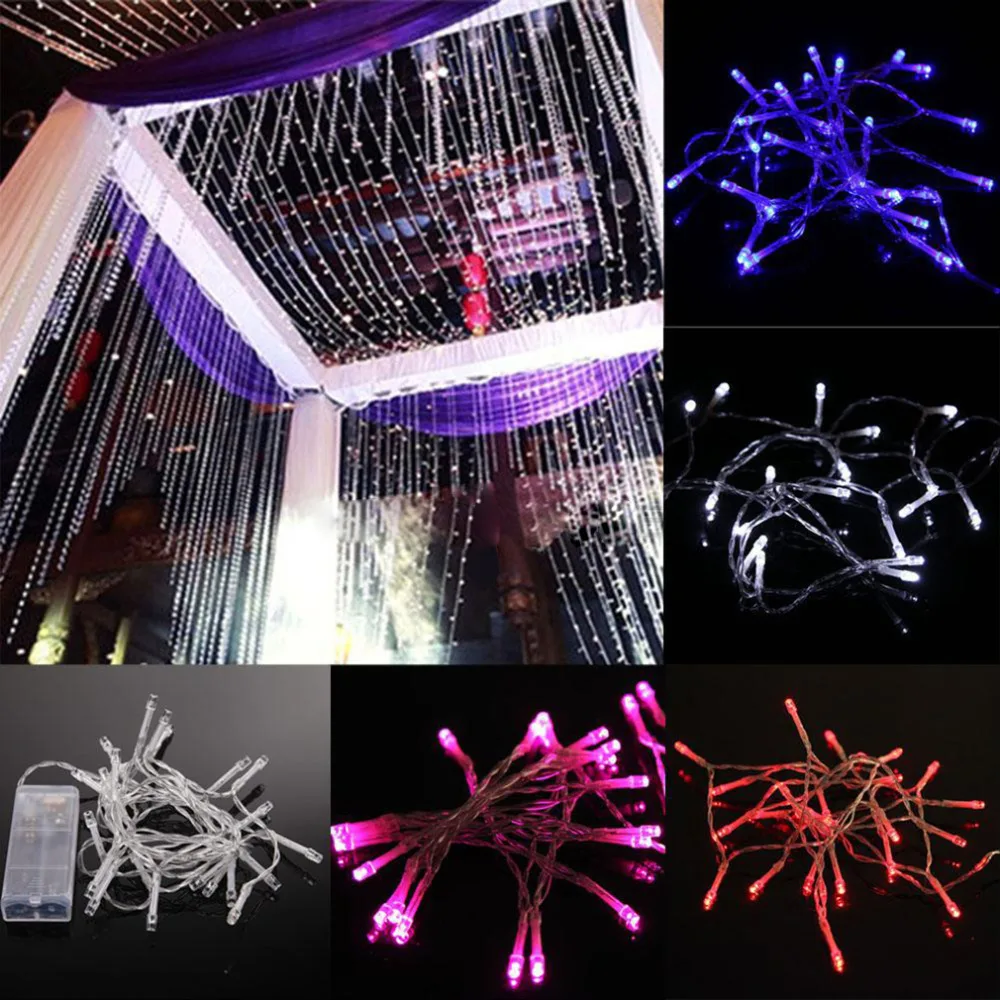 Фото ICOCO 2.4m 24 LED String Lights Led Fairy Battery Power Supply Christmas Lamps Xmas Wedding Party Decoration Лампы и освещение ICOCO 2.4m 24 LED String Lights Led Fairy Battery Power Supply Christmas Lamps Xmas Wedding Party Decoration Лампы и освещение