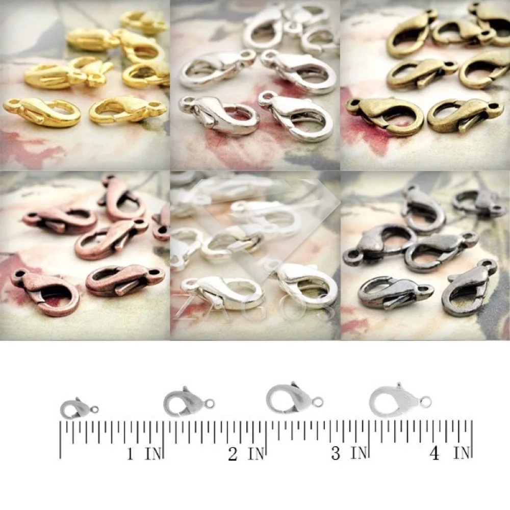 Крючки с застежкой-карабином для ожерелья браслета Ювелирная фурнитура сделай