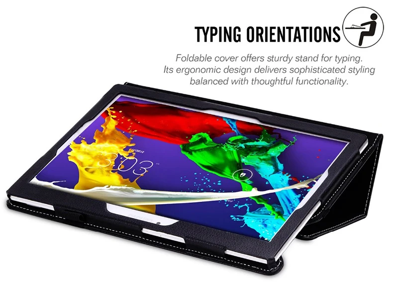 Планшеты защитный кожаный чехол для lenovo Tab 2 A10-30 A10-70 A10-70F A10-70L X30F 10,1 крышка защитный чехол с функцией умного сна Wake Up Функция