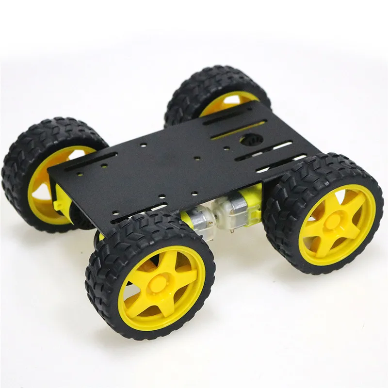 Металлический робот 4wd шасси автомобиля C101 с четырьмя колесами мотора TT для Arduino
