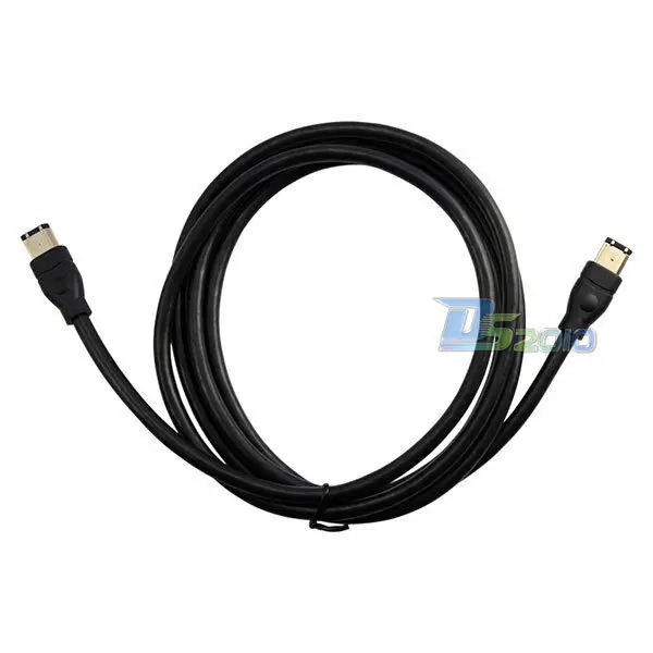 DANSPEED 6 футов 10 футов 15 футов Firewire 400 IEEE 1394 6-контактный штекер для 6-контактный штекер Быстрый DV кабель ilink длина 1,8 м 3 м 4,5 м