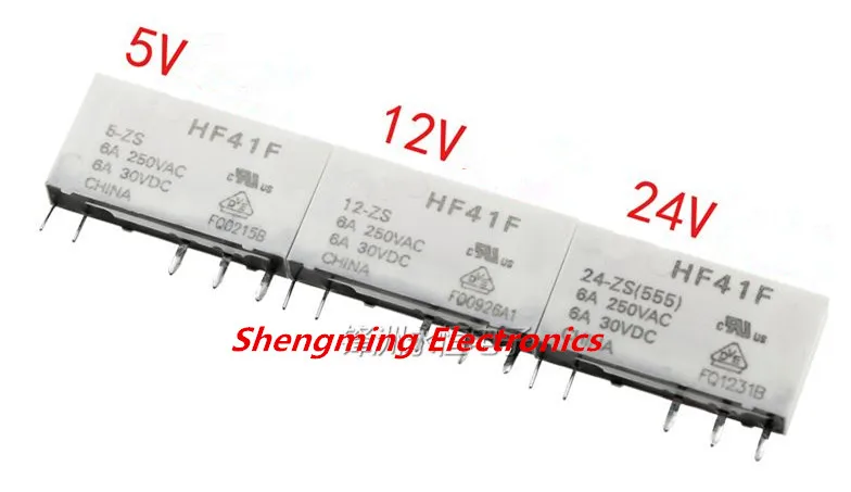 50 шт. 5 контактов Φ реле 5VDC 12VDC 24VDC 6A 250VAC | Электронные компоненты и принадлежности