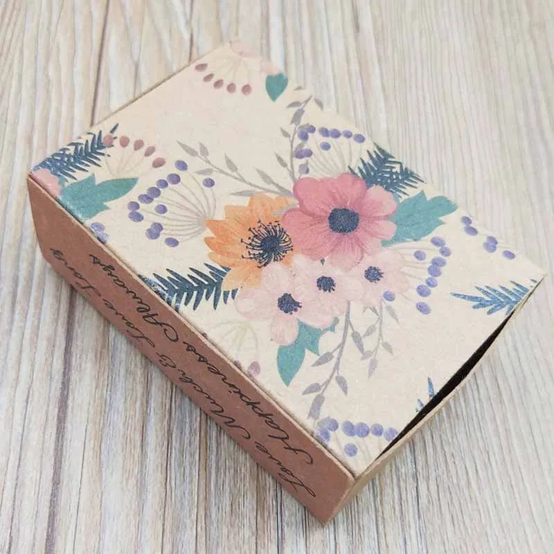 box as pic 5 шт в партии мульти дизайн Веселые новогодние подарки посылка слайд-box старинный крафт Diy ручной работы спасибо конфеты/коробки для свадебных сувениров - Цвет: box as pic