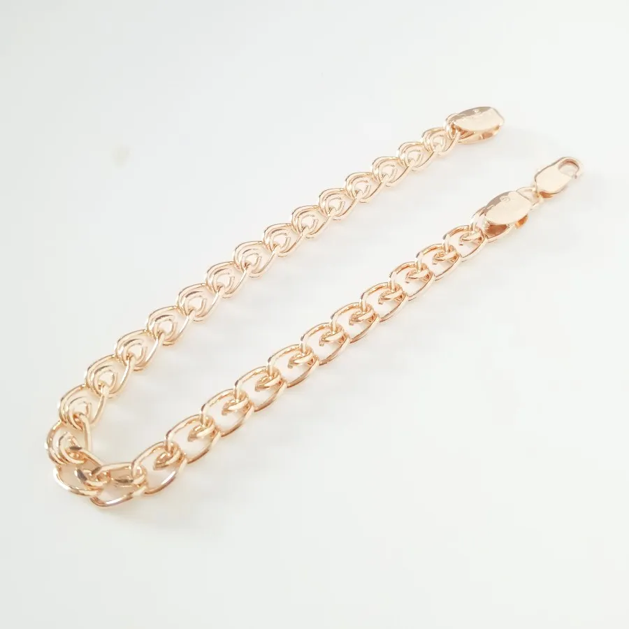 New Fashion Bracelet 585 Gold Color Jewelry Man Bracelets 5MM Wide Long Designs for Men | Украшения и аксессуары