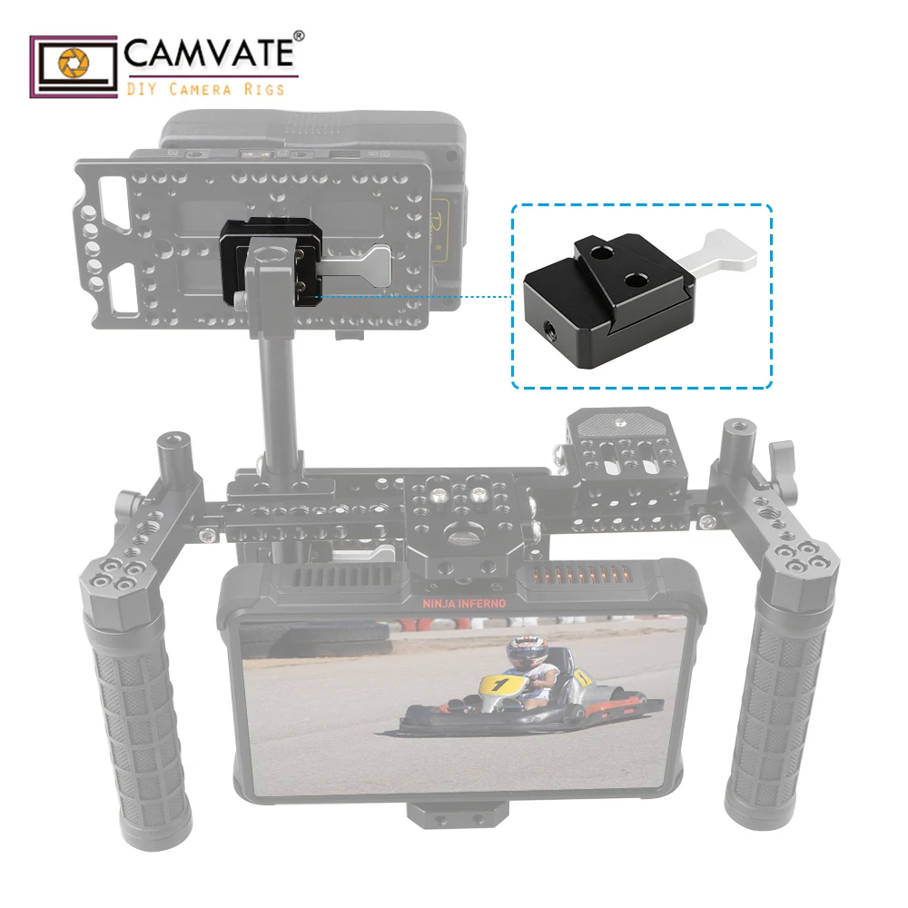 CAMVATE V Lock Quick Release Plate с v замком быстроразъемного адаптера (клин комплект) &amp 1/4 &quot 20
