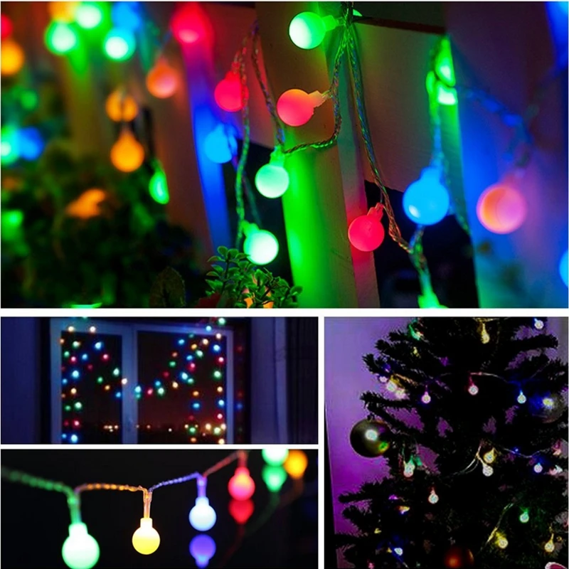 Светодиодный светильник в форме шара 10 20LED Сказочный Рождественский s для