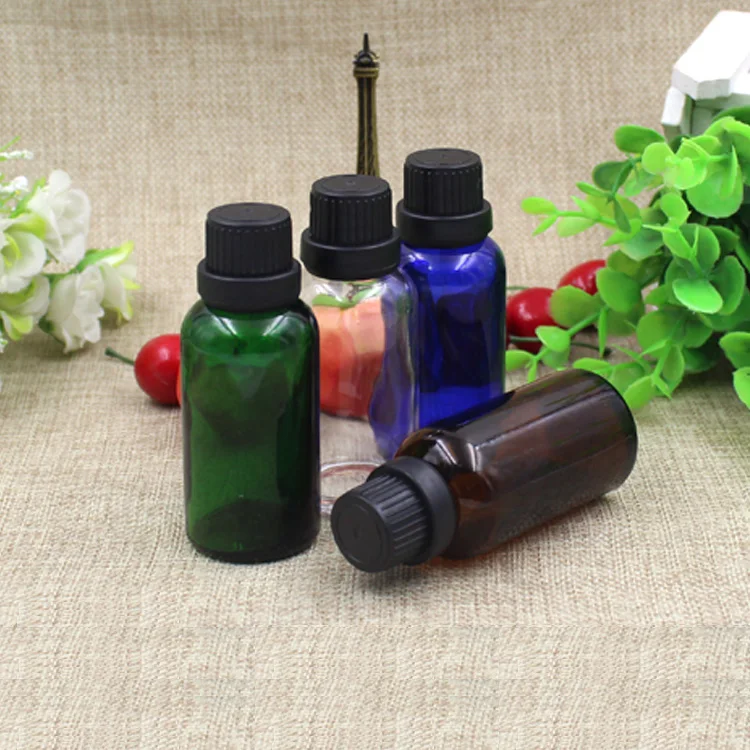 

30pcs/lot 30ml Empty Large Refillable Amber Glass Drop Essential Oil Bottles Perfume Container for Aromatherapy Travel Portable