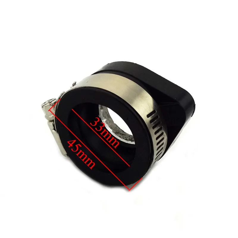 28 мм карбюратор для мотоцикла резиновый фланец трубы Mikuni VM24 Keihin PE24 PE26 PE28 OKO
