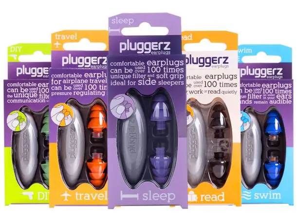 

New Pluggerz Travel Sleeping Earplugs Anti Snore Earplugs Anti Noise Swim Ear Plugs