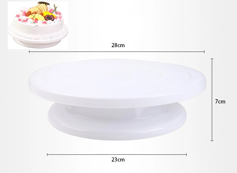 WALFOS инструменты для украшения торта вращающаяся подставка Sugarcraft на платформе