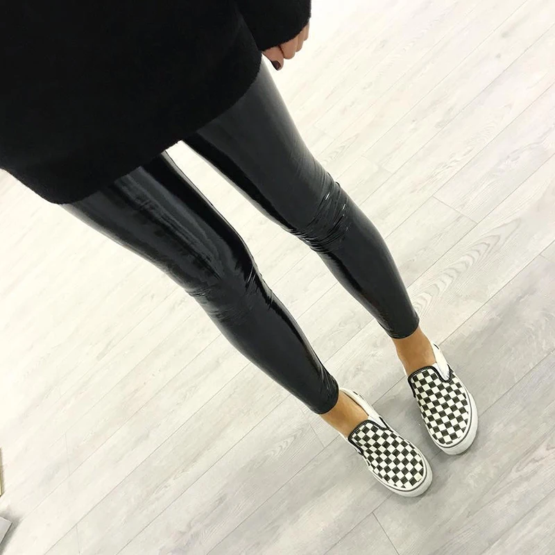 Женские блестящие спортивные Леггинсы для фитнеса брюки женские йоги бега