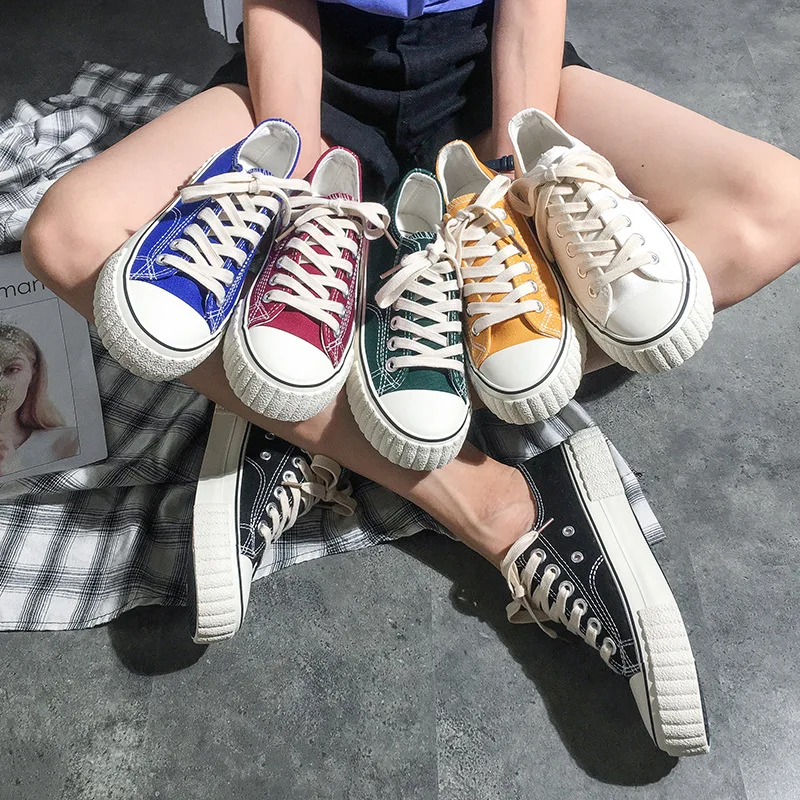 Женские повседневные кроссовки в стиле ретро новинка 2018 осенняя Корейская