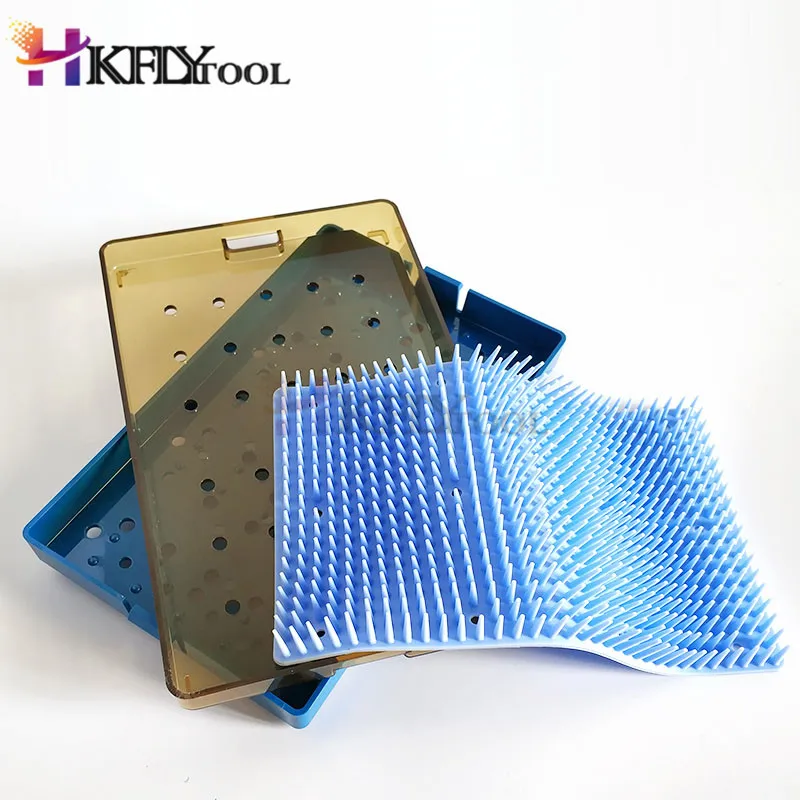 

3Size Ophthalmic microsurgical instruments Surgical Autoclavable Surgery Silicone Disinfection Box Tool High Quality