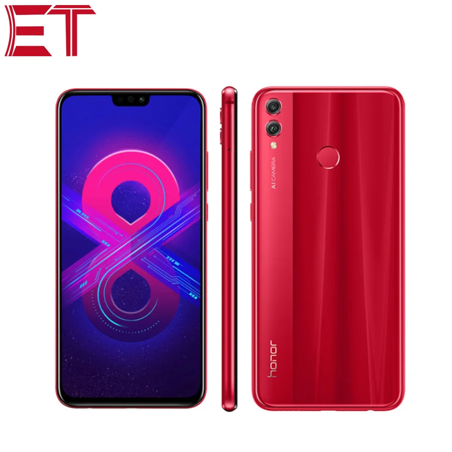 Смартфон Honor 8X, мобильный телефон, 4 Гб ОЗУ, 64 Гб ПЗУ, HiSilicon Kirin 710, четыре ядра, Распознавание отпечатков пальцев, Android 8,1