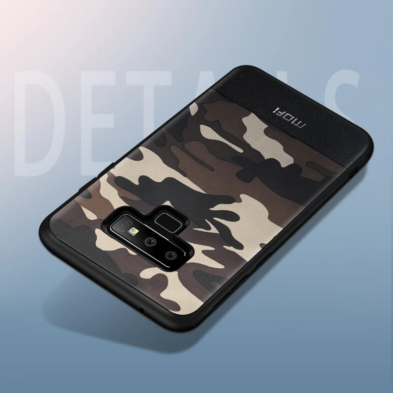 brown MOFi note 9 чехол для galaxy note 8 задняя крышка Камуфляжный узор противоударный чехол для samsung note9 чехол - Цвет: brown