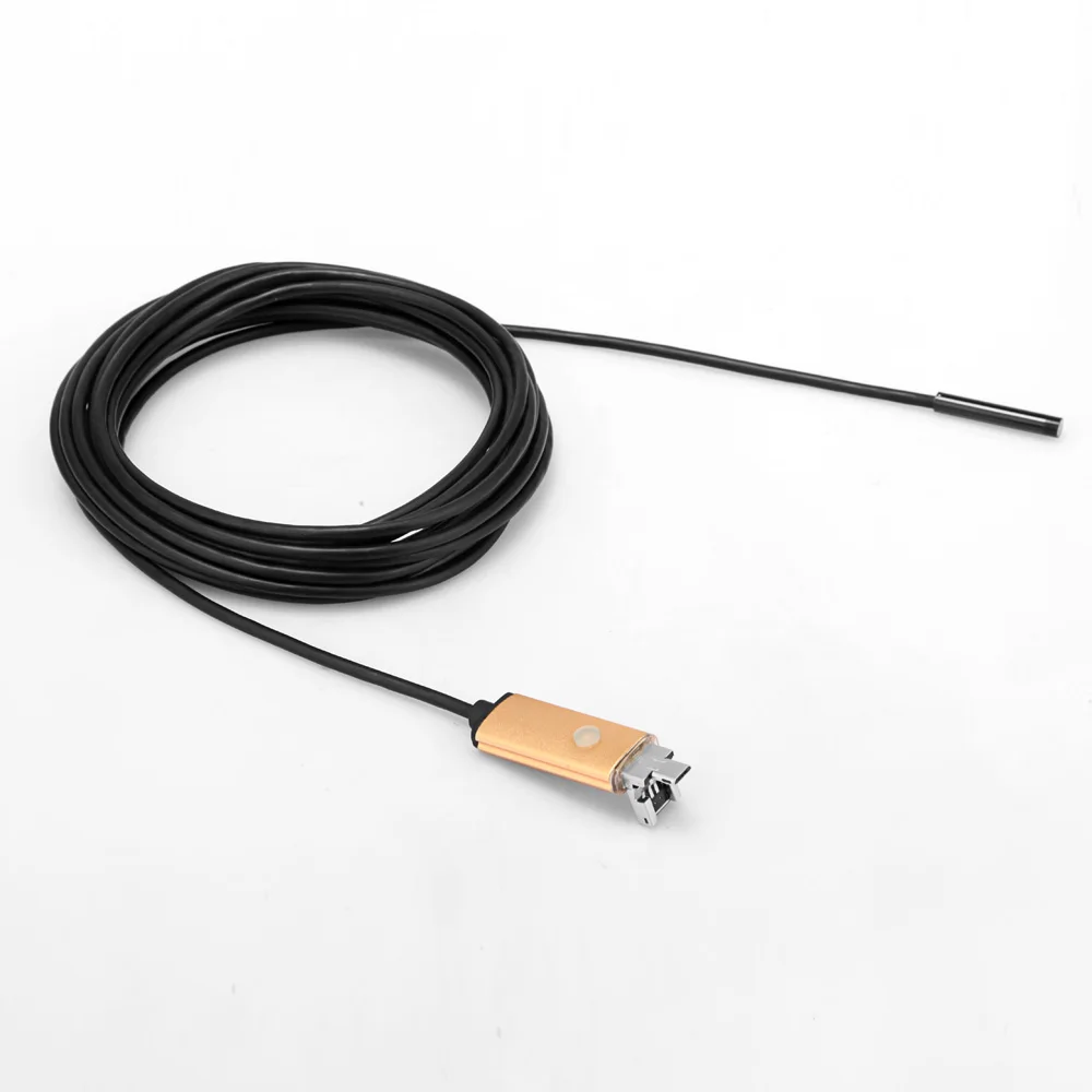 Микроскоп KKMOON 5 мм м 2 в 1 USB эндоскоп Бороскоп Инспекционная камера для телефонов
