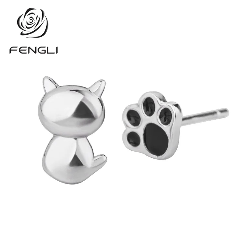 Элегантные женские серьги гвоздики с когтями и для женщин винтажные милые