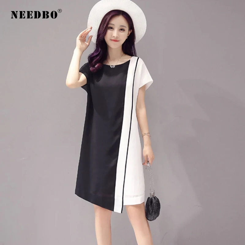 NEEDBO летнее платье больших размеров повседневное приталенное летние платья 2020