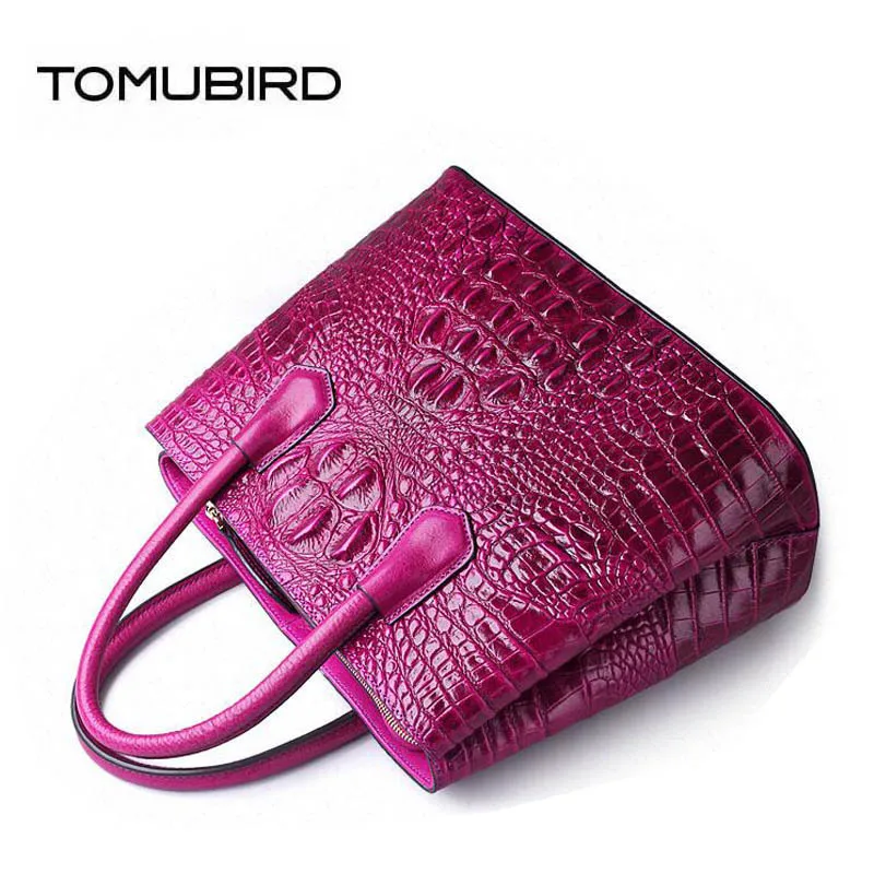 Tomubird новый улучшенный кожа рук Fashion арт сумка Крокодил Роскошные сумки женские