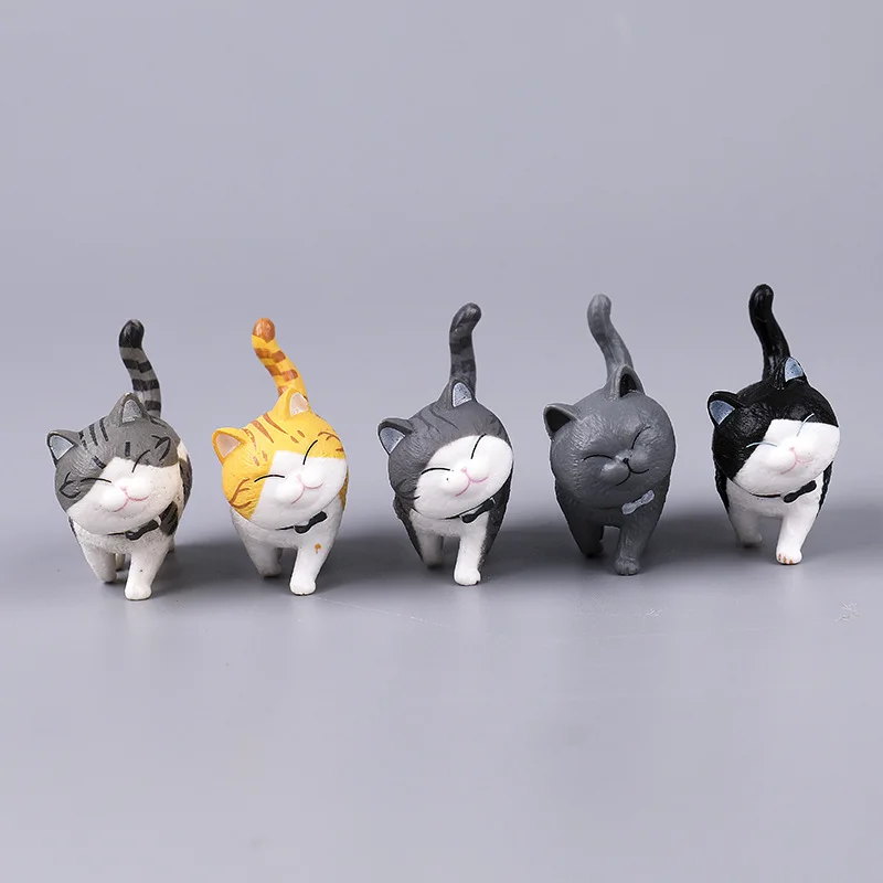 9 Стиль мини Gashapon украшения &quotкошки&quot миниатюрная Статуэтка сказочные сада